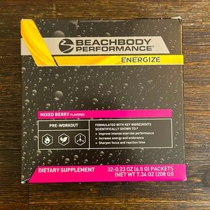 Beachbody Performance Energize Pre-Workout NEW
